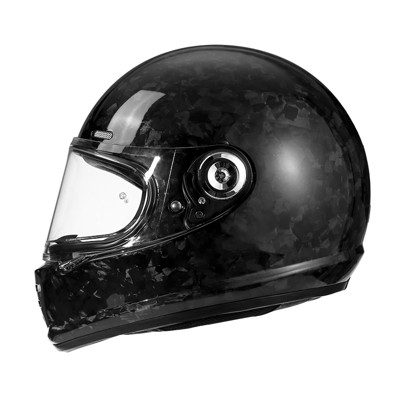 Casco integral 68 de fibra de carbono para motocross con estándar DOT