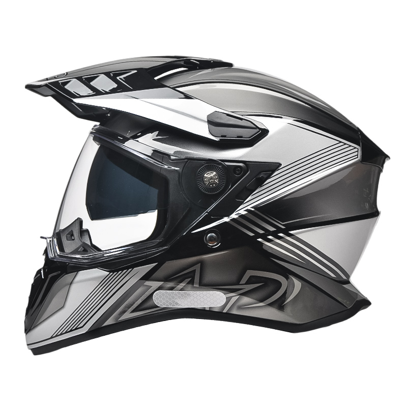 YH701 Casco de moto de cara completa estándar DOT Casco de rally de motocrós