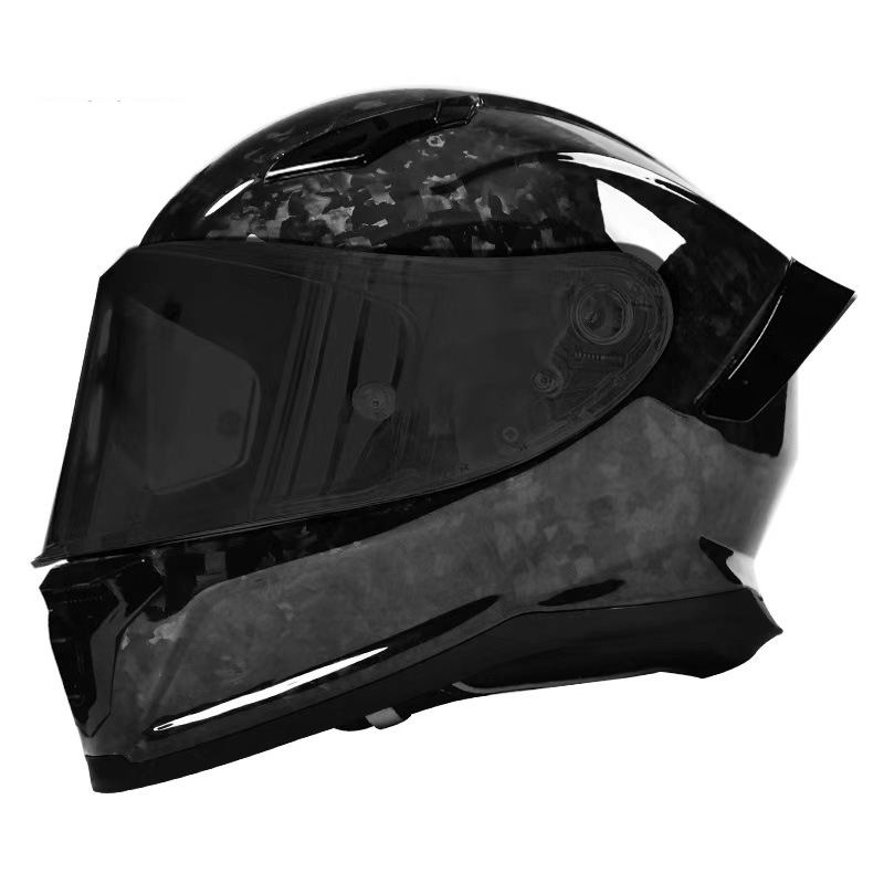 Casco de motocicleta de fibra de carbono MT30 Casco Moto DOT Casco de cara completa