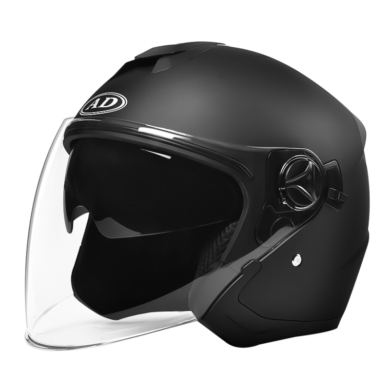Casco abierto 668 con doble visor para motocicleta de motocross