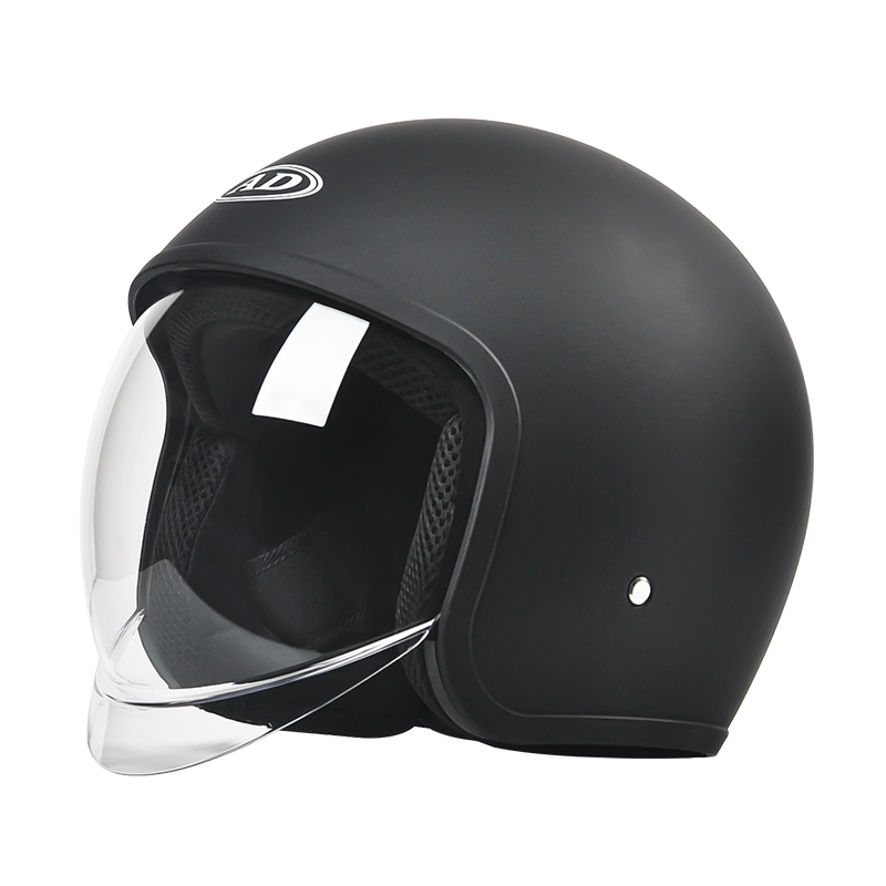 Casco abierto retro FG05 con doble visor para motocicleta de motocross