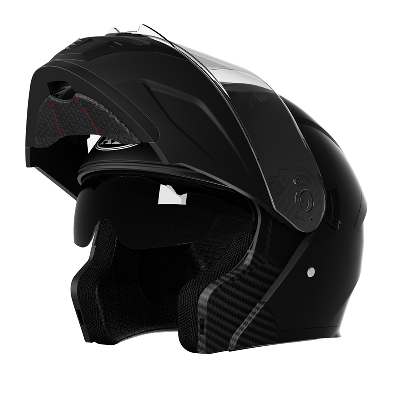Casco modular K9 con doble visor y estándar DOT